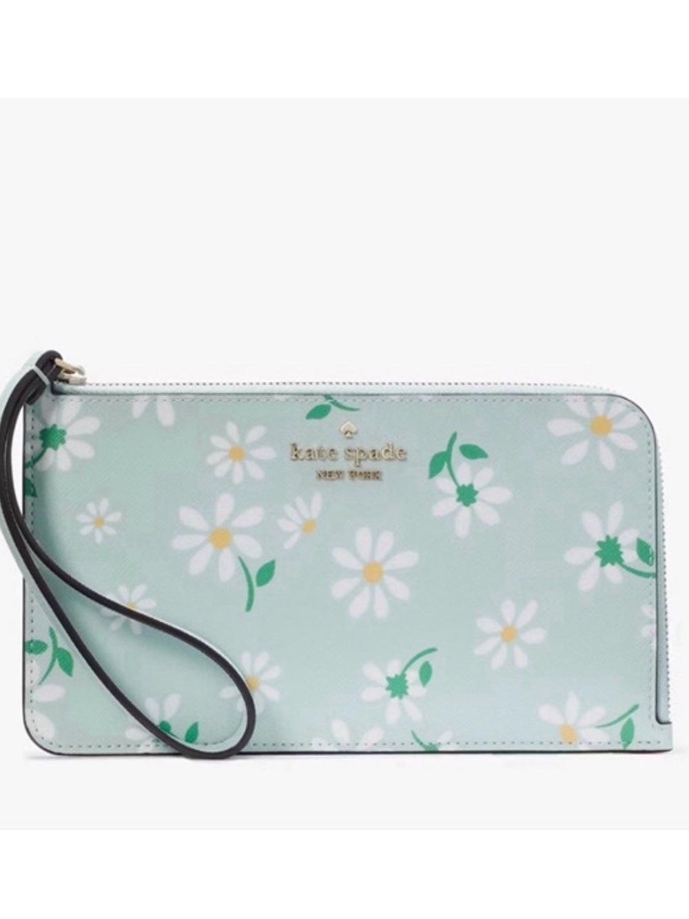 ❤️❤️❤️NWT Kate spade Tripper Daisy Medium L-Zip Wristlet❤️❤️❤️